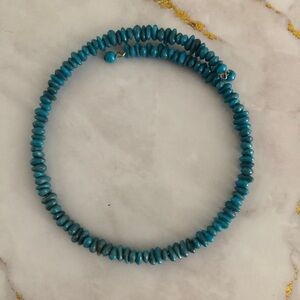 Vintage Y2K Blue Shell Choker